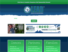 Tablet Screenshot of lead2legacy.org